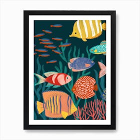 Tropical Fish Art Print