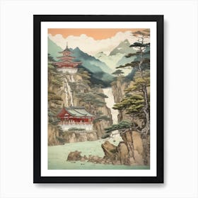 Nikko In Tochigi, Ukiyo E Drawing 4 Art Print