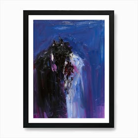 Black Horse 1 Art Print