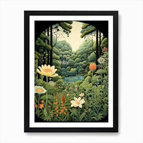 Callway Gardens Usa Henri Rousseau Style 3 Art Print