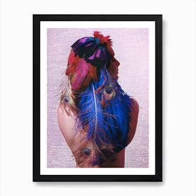 Noise Feather Art Print