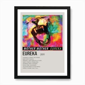 Bryr Mother Mother Eureka Album Cover Canvas Poster 2 Art Print