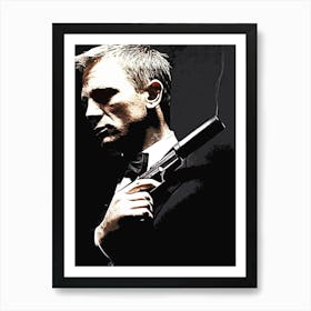 James Bond Art Print