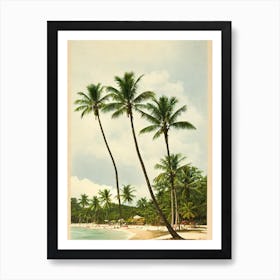 Kata Beach Phuket Thailand Vintage Art Print