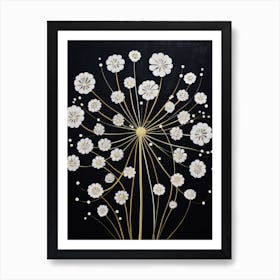 Gypsophila Babys Breath 2 Hilma Af Klint Inspired Flower Illustration Art Print