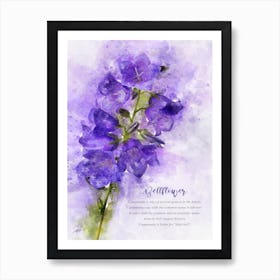 Bellflower Art Print