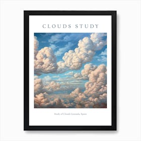 Study Of Clouds Granada, Spain Art Print