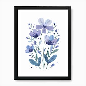 Watercolor Flowers 30 Art Print