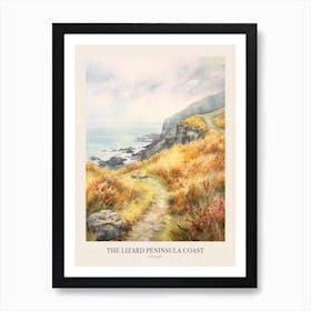 The Lizard Peninsula Coast Cornwall Uk Trail Poster Art Print