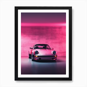 Pink Porsche 911 1 Art Print