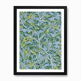 Holly tree Vintage Botanical Art Print