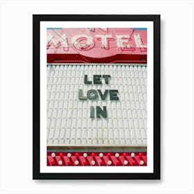 Let Love In on Film Art Print