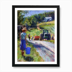 Day On The Farm Art Print