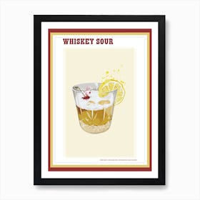 Whiskysoursplatter Art Print