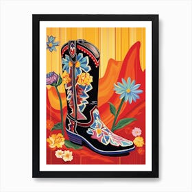Matisse Inspired Cowgirl Boots 10 Art Print