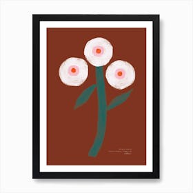 Fleur De Minuit Art Print