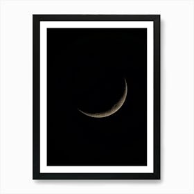 Black night Art Print