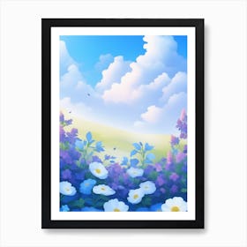 Flower Field Art Print