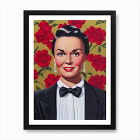 Jane Wyman Illustration Movies Art Print