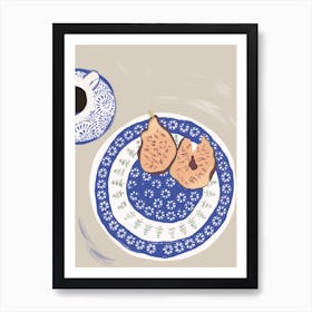 The Sweet Patience Figs And Coffee Art Print