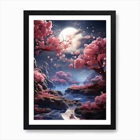 Beautiful Sakura Cherry Blossom 2 Art Print