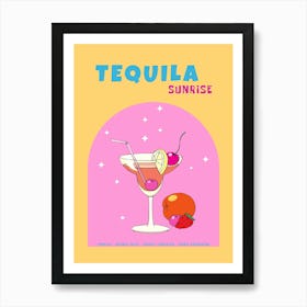 Tequila Sunrise Art Print