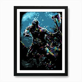 God Of War 6 Art Print