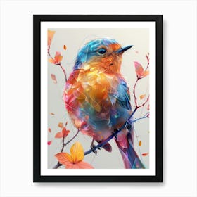 Colorful Bird 17 Art Print