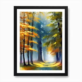 Autumn Forest 76 Art Print