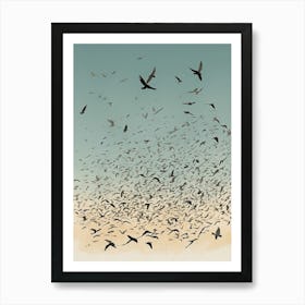 Flock Of Birds Art Print