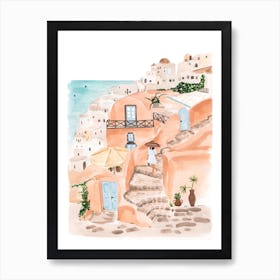 Santorini Art Print