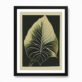 Hosta Leaf Rousseau Inspired 2 Art Print