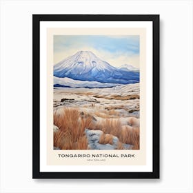 Tongariro National Park New Zealand 2 Poster Art Print