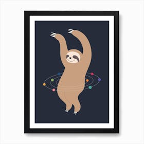 Sloth Galaxy Art Print