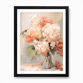Hydrangea Flower Still Life Painting 4 Dreamy Art Print