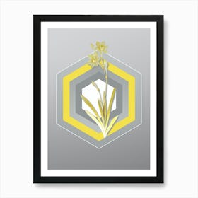 Botanical Coppertips in Yellow and Gray Gradient n.454 Art Print
