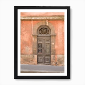 Old Door In Lyon Art Print