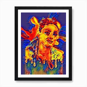 Woman Modern Art Art Print