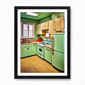 Retro Kitchen 4 Art Print