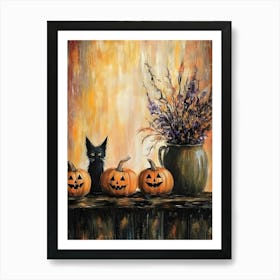 Halloween Pumpkins 32 Art Print