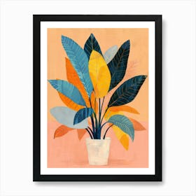 Tropical Plant 1 Art Print