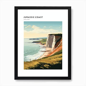 Jurassic Coast England 3 Hiking Trail Landscape Poster Affiche