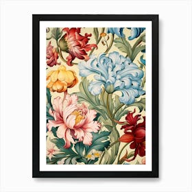 Floral Pattern 65 Art Print