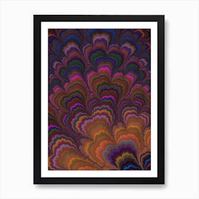 Psychedelic Rainbow Art Print
