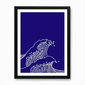 Great Wave Off Kanagawa 3 Art Print