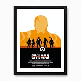 Civil war artwork Art Print