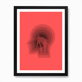 Superhero Dad Art Print