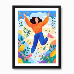 Body Positivity Empowering Affirmations 2 Art Print