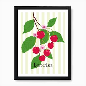 Les Cerises Art Print