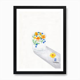 A Glass Of Summer by Jaron Su Art Print